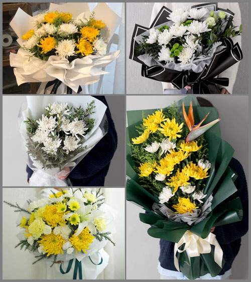 北京密云区北庄镇大岭村白事花束代送